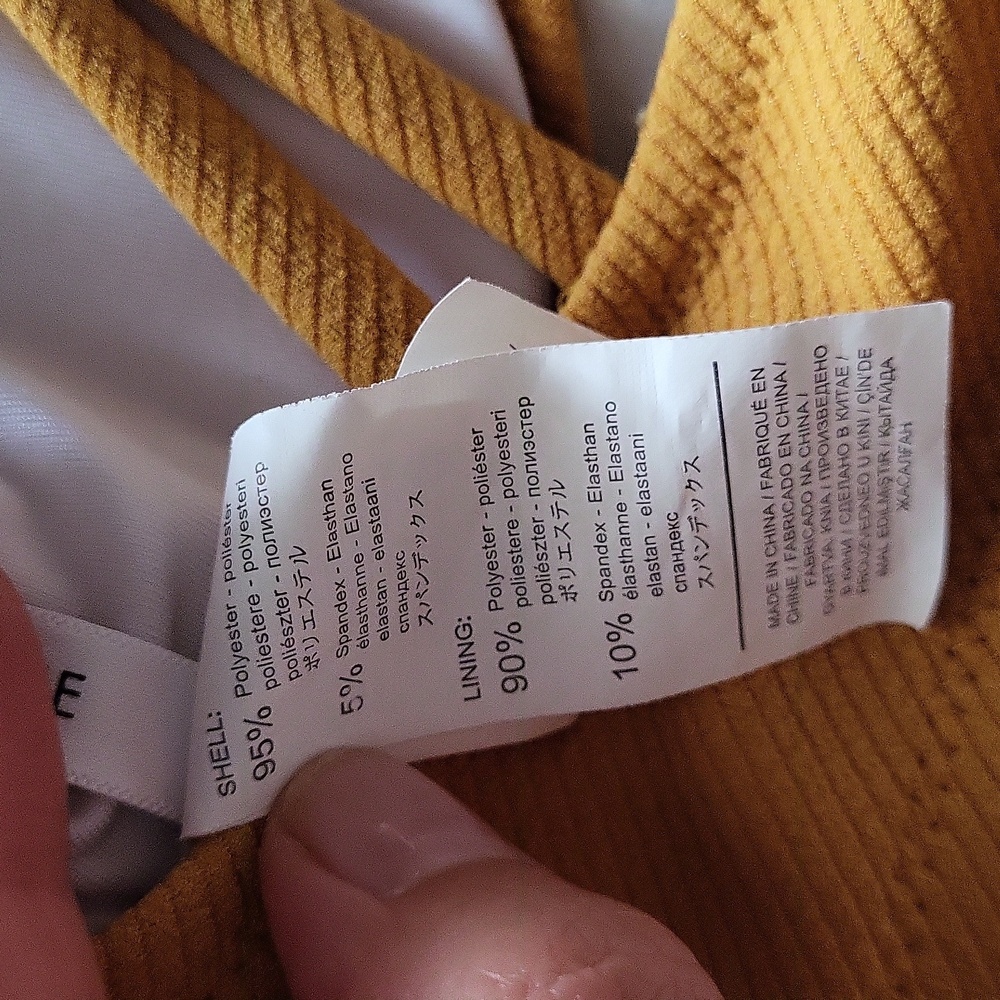 Mustard Yellow Bikini Top size S - Picture 5 of 5